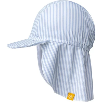 Afbeelding van Swim Essentials UV Zonnepetje Baby Blauw/Wit Gestreept 2 4 jaar