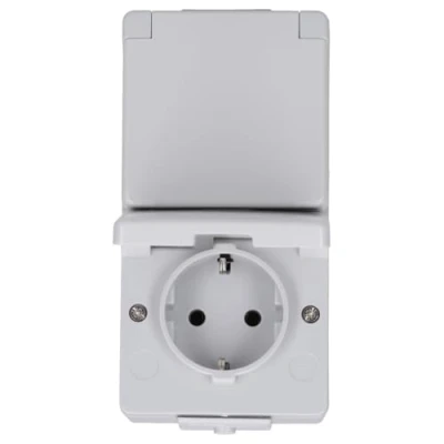 Afbeelding van Jung stopcontact SCHUKO 622W 2 voudig verticaal