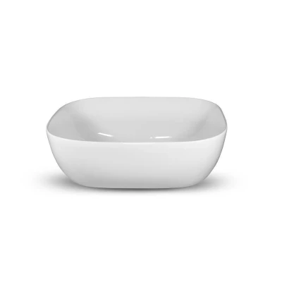 Afbeelding van LoooX Ceramic opzetkom 49x40cm wit Tijdloze uitstraling