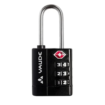 Afbeelding van Vaude TSA Combination Lock II Kofferslot, uniseks, voor volwassenen, zilver/zwart, grijs