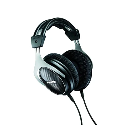 Afbeelding van Shure SRH1540 professionele premium gesloten koptelefoon, helder, verlengde hoge tonen en warme, nauwkeurige bas, aluminiumlegering &amp; koolstofvezel constructie