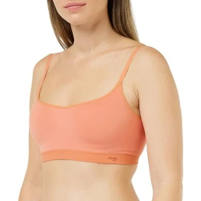 Afbeelding van sloggi EVER Infused Multi Vit Padded Bra Dames Beha Apricot Brandy Maat S