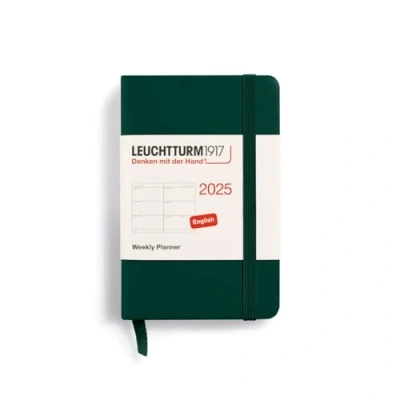 Afbeelding van Leuchtturm1917 Weekly Planner A7 Mini 12 maanden 2025 Softcover Forest Green