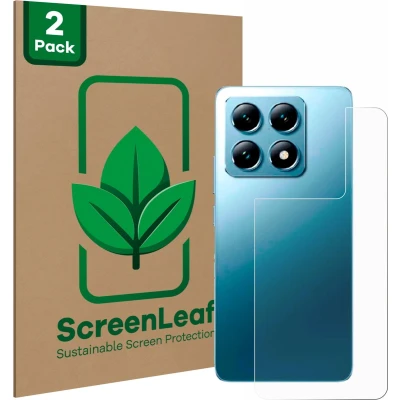 Afbeelding van ScreenLeaf Screenprotector voor Xiaomi 14T (Achterkant) Duurzame schermbescherming Folie Beschermfolie transparant (2 Stuks)
