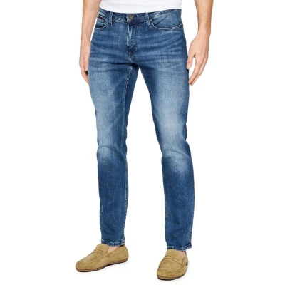 Afbeelding van Tommy Hilfiger heren Scanton slim fit jeans met medium wassing in de kleur Indigo, maat: W34/L32