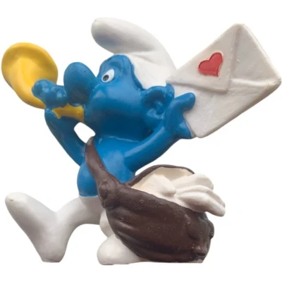 Afbeelding van The Smurfs pvc 20031 postman [parallel import goods]
