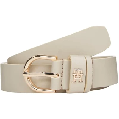 Afbeelding van Tommy Hilfiger Essential Effortless Riem, Dames, Maat: 135, Beige