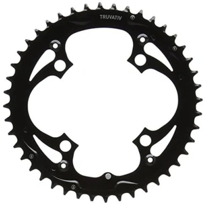 Afbeelding van Tandwiel truvativ 44t mtb steek 104 v4 staal zw ZWART