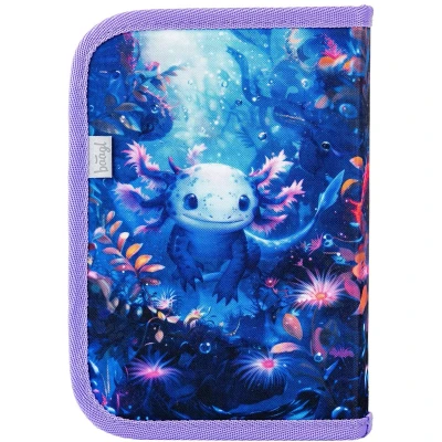 Afbeelding van Baagl pennenetui voor jongens en meisjes schooletui, pennenetui, schrijfwaren etui, Axolotl.,