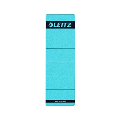 Afbeelding van Rugetiket Leitz breed/kort 62x192mm zelfklevend blauw