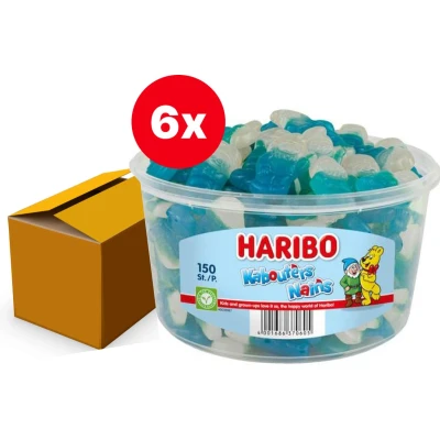 Afbeelding van Haribo Kabouters silo 150 stuks Doos 6 silo&#039;s