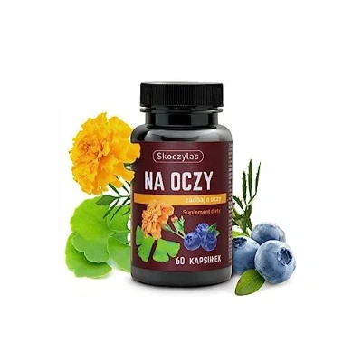 Afbeelding van Skoczylas Ogen luteïne goede werking van het netvlies voor vrouwen mannen 60 capsules voedingssupplementen veganistisch vegetarisch
