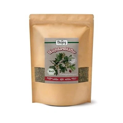 Afbeelding van Biojoy BIO Meidoorn thee (250 g), gedroogd en gesneden meidoornbladeren, hawthorn tea (Crataegus Monogyna)