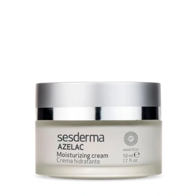 Afbeelding van SESDERMA Azelac Vochtinbrengende crème, gevoelige huid, huid met pigmentvlekken, azelaïnezuur, vitamine E, vermindert roodheid, 50 ml