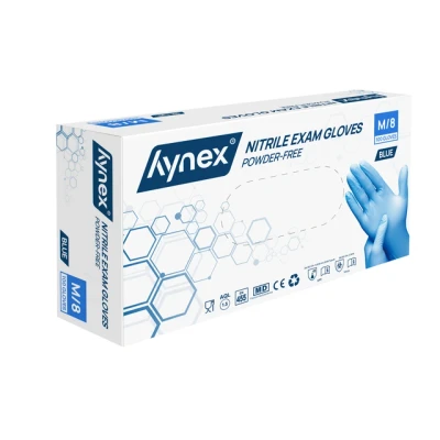 Afbeelding van Handschoen Hynex M nitril 100 stuks blauw
