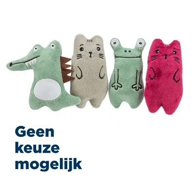 Afbeelding van Trixie Dieren Pluche Met Catnip Assorti