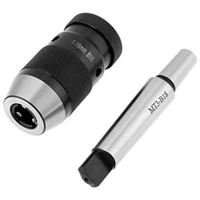 Afbeelding van snelspanboorhouder zonder sleutel boorhouder en as zelfremmen met conische spindel MT3 B18 / kegeldoorn MT2 JT3, 1 16 mm (MT3 B18)