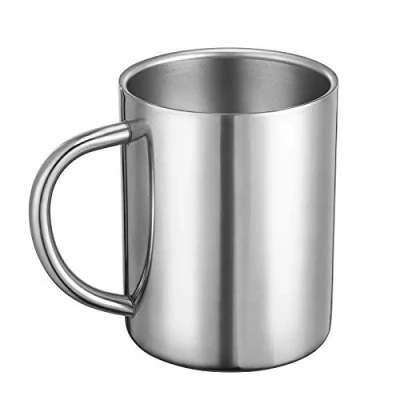 Afbeelding van Bidponds 13 oz/400 ml dubbelwandige koffiemok, roestvrijstalen theekopjes, reizen camping mokken
