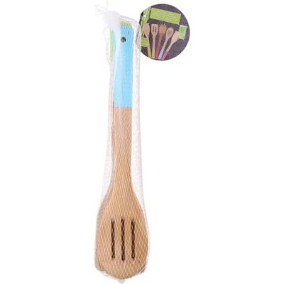 Afbeelding van Tom Kooklepelset 30 Cm Bamboe Blank 5 Stuks