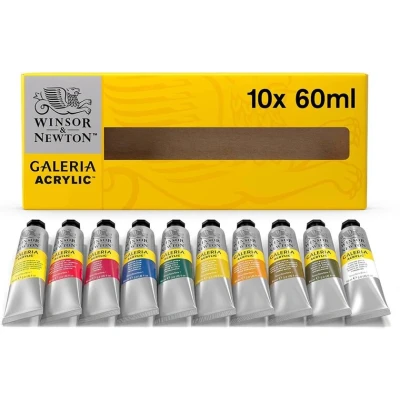 Afbeelding van Winsor&amp;Newton Galeria Acrylic 10x 60ml Verfset