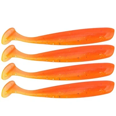 Afbeelding van 20 stuks zacht aas voor vissen 7,5 cm / 2 g kunststof T staartaas kunstmatig worm Swimbait bass Trout Zander visaccessoires