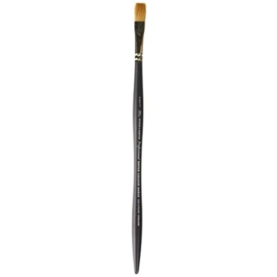 Afbeelding van Winsor &amp; Newton 5070106 Sable aquarelpenseel van Kolinski voor uitstekende verfcapaciteit, veerkracht en uiterste nauwkeurigheid One Stroke penseel 6 mm 1/4 lange Steel,