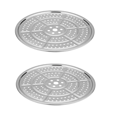 Afbeelding van roestvrijstalen Canner Rack Snelkoker Rack, inkooprek stoombak voor druk Cooking Toast Baking 2pcs 36 cm