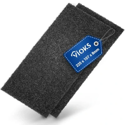 Afbeelding van VIOKS 2 x sponsfilter droger 225 107 8 mm vervanging voor whirlpool filter 481010354757 Bauknecht &amp; wasdroger