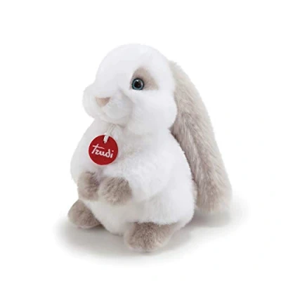 Afbeelding van Trudi Classic knuffel Konijn Clemente 20 cm Hoge kwaliteit pluche Knuffeldier voor jongens en meisjes Wit 13x20x17 maat S