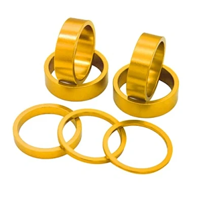 Afbeelding van PLATT Fiets Ahead Stuurpen spacer 1/8 inch aluminium MTB racefiets afstandsschijven headset 2 mm/3 mm/5 mm/4 x 10 mm (7 stuks)