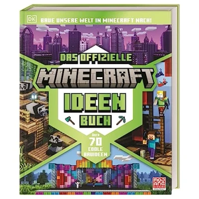 Afbeelding van Das offizielle Minecraft Ideen Buch: Baue unsere Welt in nach! Über 70 coole Bauideen. Von den Pyramiden bis zur ISS Bauideen Für Gebäude und Naturwunder. Fans ab 8 Jahren