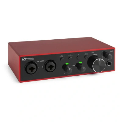Afbeelding van Power Dynamics PDX22 USB audio interface combi