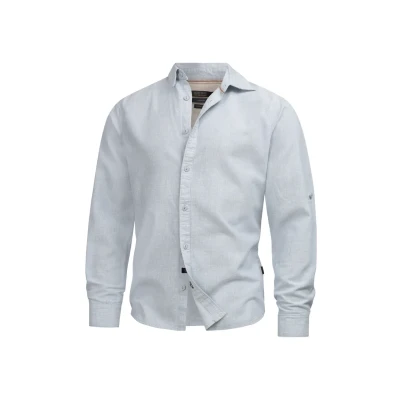 Afbeelding van Indicode Jeans Langarm Inbran Overhemd, Heren, Maat: Small, Sky way