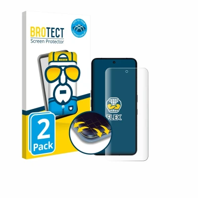Afbeelding van BROTECT Screenprotector voor Nothing Phone (3) Folie Beschermfolie transparant volledig dekking (2 Stuks)