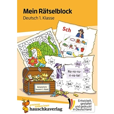 Afbeelding van Mein Rätselblock Deutsch 1. Klasse: A5 Übungsblock: 681