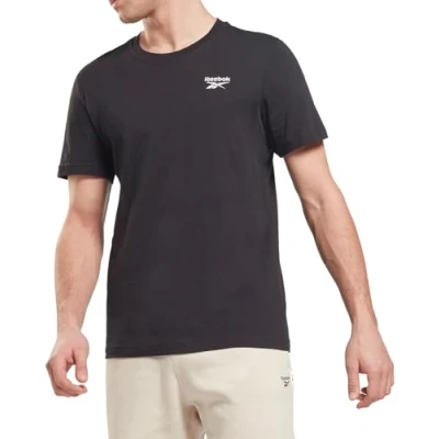 Afbeelding van Reebok LEFT Chest LOGO TEE Tshirt basic, Heren, Maat: Large, Black