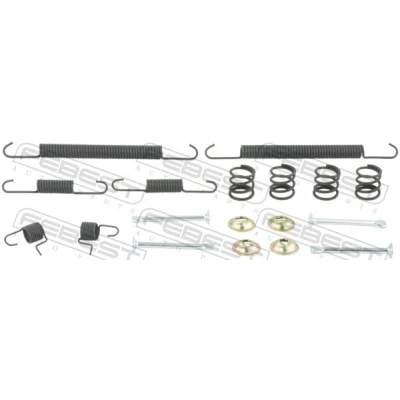 Afbeelding van FEBEST 0204 B10RSR KIT Toebehoren, parkeerremschoen NISSAN: Note I (E11, NE11) 1.4, 1.6, 1.5 2006 2012