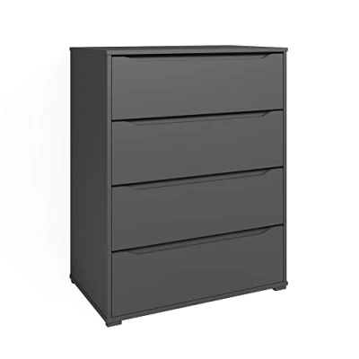 Afbeelding van Vicco Dressoir &quot;Ruben&quot;, Antraciet, 80.2 x 101.6 cm met 4 laden
