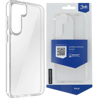 Afbeelding van 3mk Matt Cas geschikt voor Samsung S23 Plus Soft Mat Anti Fall 1.25m transparant