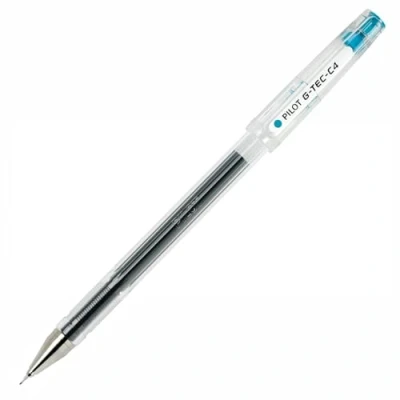 Afbeelding van Pilot G Tec C4 Gel Ink Lichtblauwe Rollerball pen Extra Fine Tip