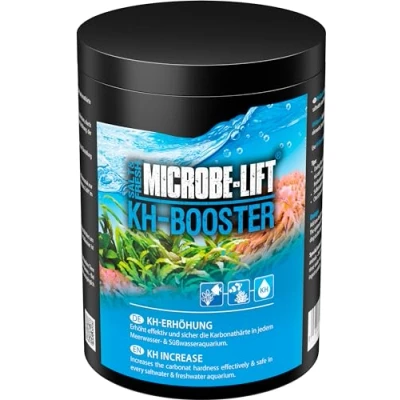 Afbeelding van MICROBE LIFT KH Booster koolstofhardheid, verhoging voor zoetwater en zeewater aquarium met nuttige bacteriën, 1000 g