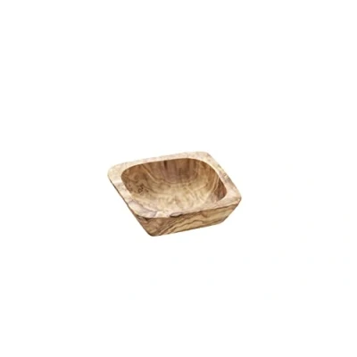 Afbeelding van APS Schaal OLIVE 7,5 x cm, H: 2,5 cm olijfhout 0,05 liter (elk deel is uniek. Kleur en nerf kunnen afwijken.)