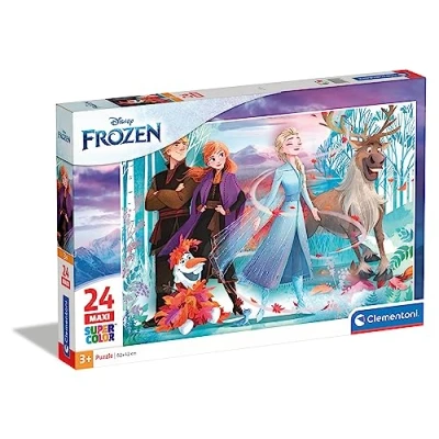 Afbeelding van Clementoni Legpuzzel Super Color Maxi Frozen II, 24st.
