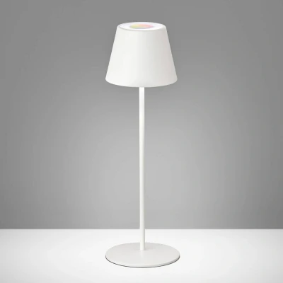 Afbeelding van FH Lighting LED buitentafellamp Cosenza met accu RGBW zandwit