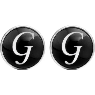 Afbeelding van Fako Bijoux® Manchetknopen Alfabet Letter G