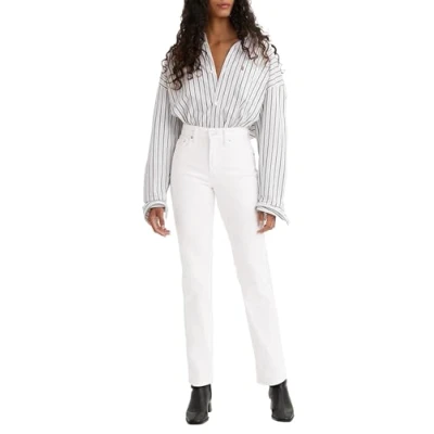 Afbeelding van Levi&#039;s dames Jeans 724™ High Rise Straight ,Western White ,29W / 32L
