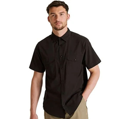 Afbeelding van Craghoppers Expert Mens Kiwi korte mouw wandelshirt, Zwart, XXL