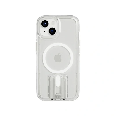 Afbeelding van Tech21 Evo Crystal Kick MagSafe hoesje iPhone 15 wit