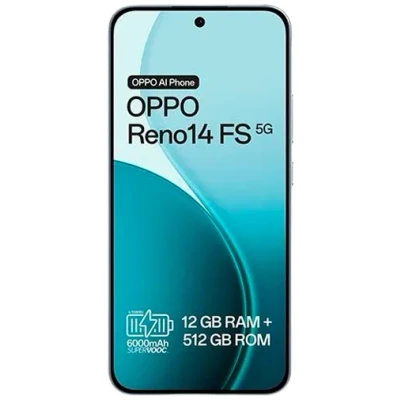 Afbeelding van OPPO Reno14 FS 5G 12GB/512GB Blauw mobiele telefoon