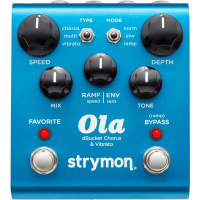 Afbeelding van Strymon Ola dBucket chorus &amp; vibrato Analog Blauw